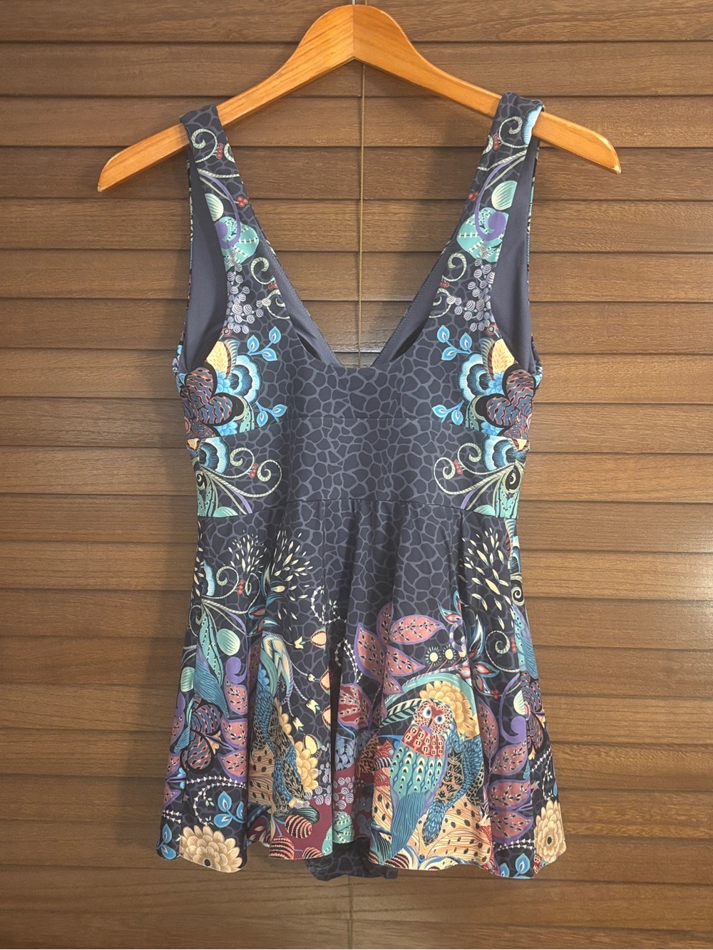Johnny Was Sea Owl Skirted One-Piece Swimsuit Boho - Picture 10 of 14